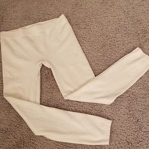 soft cream leggings
